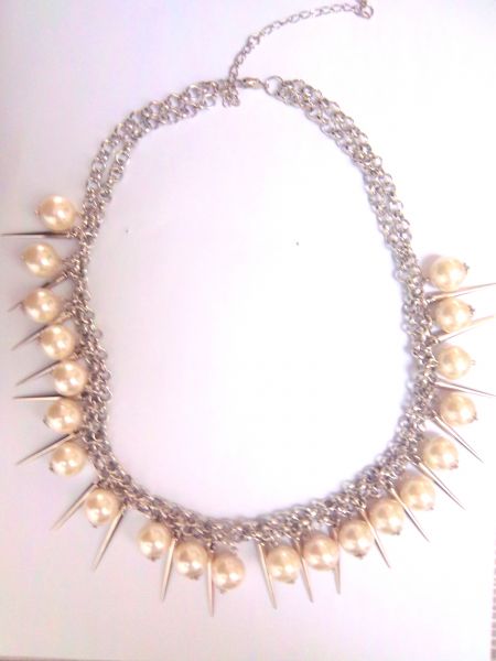 00032-COLAR PEROLA COM SPIKES